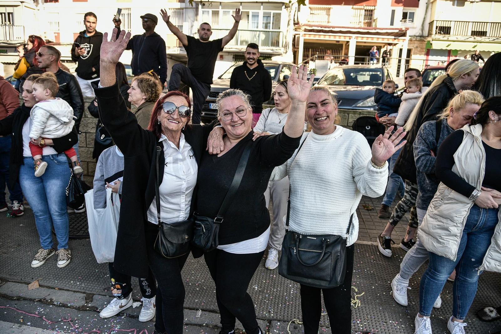 Imágenes del público en las cabalgatas por La Orden, Cardeñas y Las Colonias