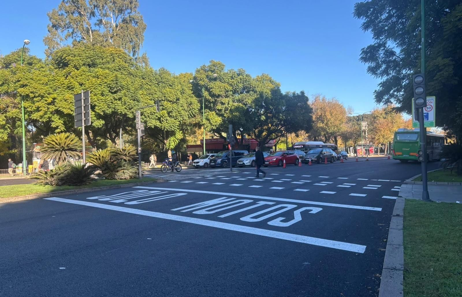 La nueva imagen de Menéndez Pelayo libre de socavones