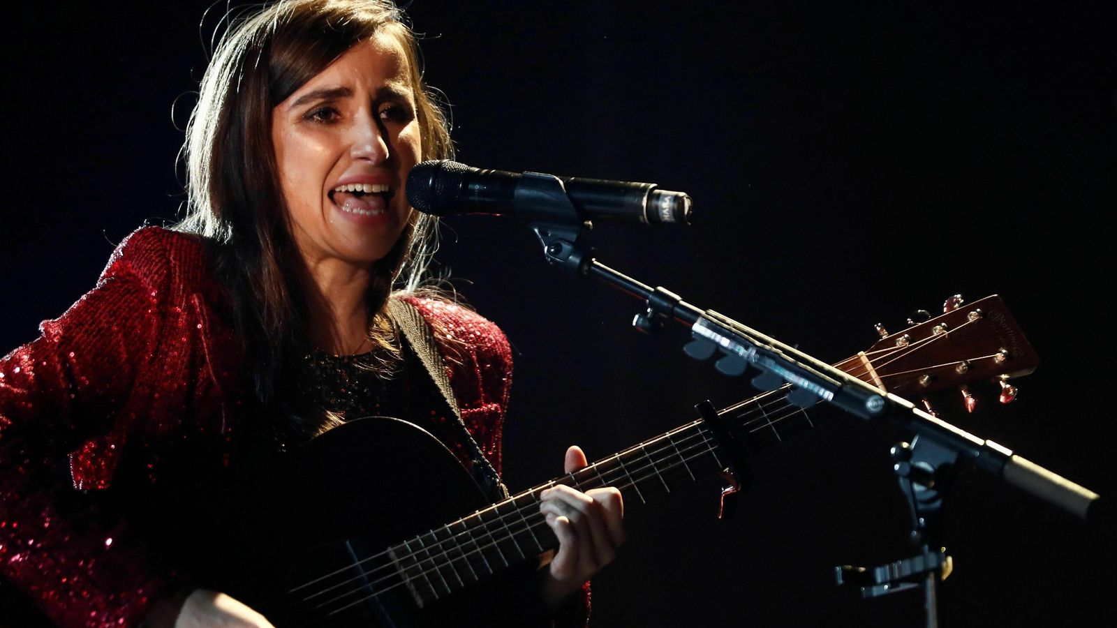 Zahara en uno de sus últimos conciertos.