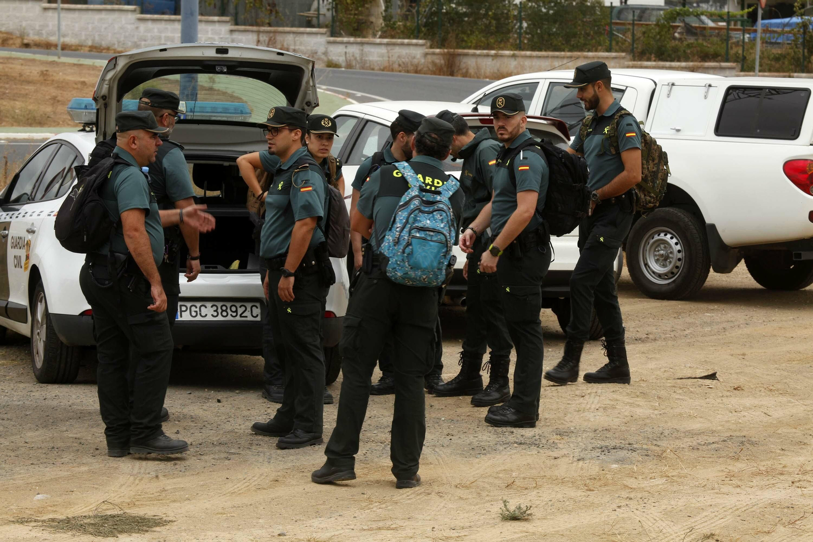 Imágenes de la búsqueda del hombre desaparecido en La Antilla Imágenes de la búsqueda del hombre desaparecido en La Antilla