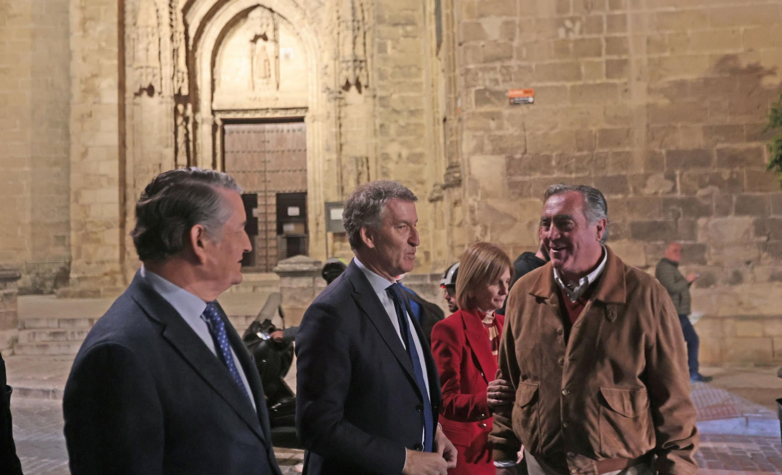 Feijóo de visita en Jerez