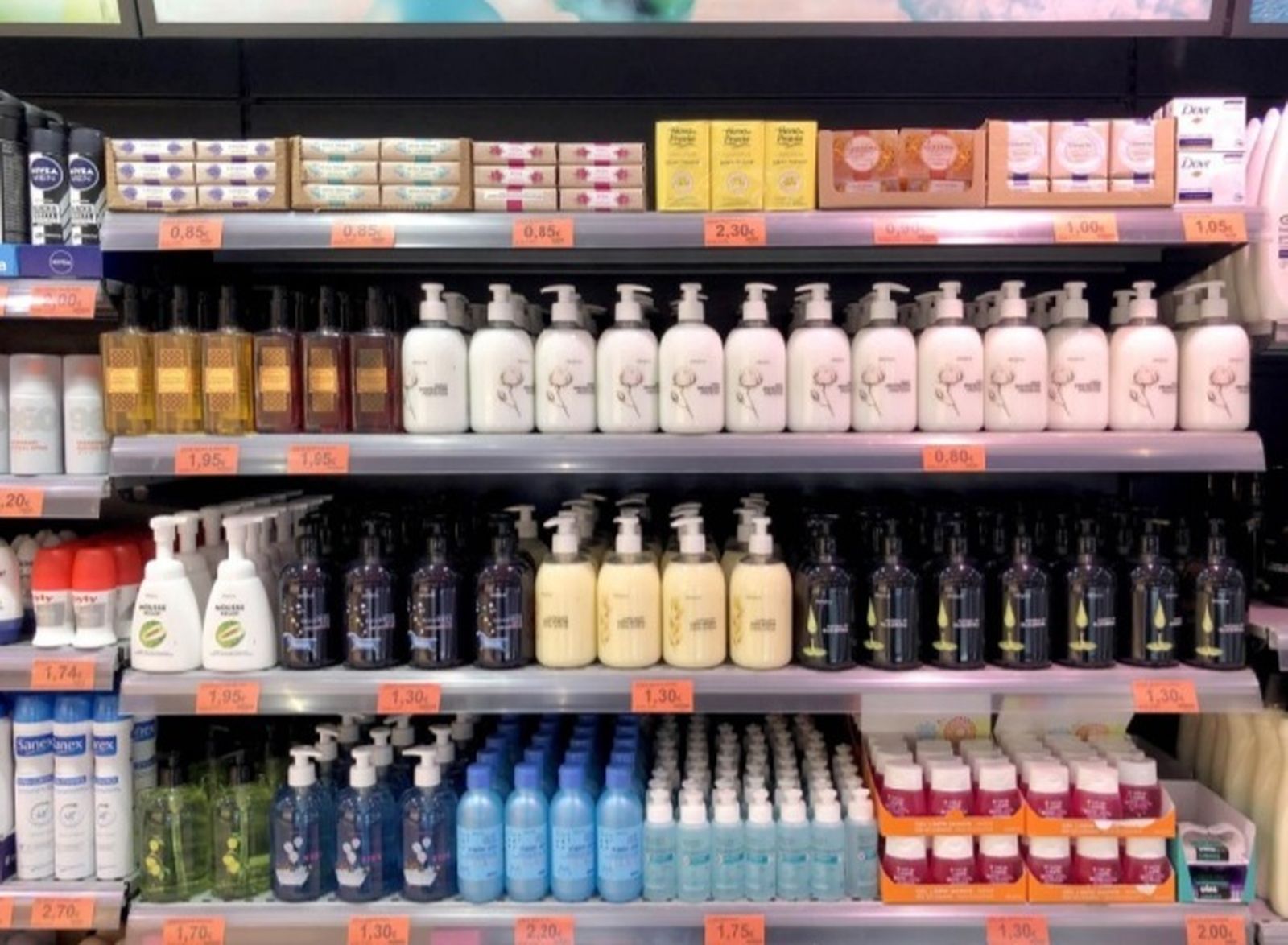 Jabones de Mercadona