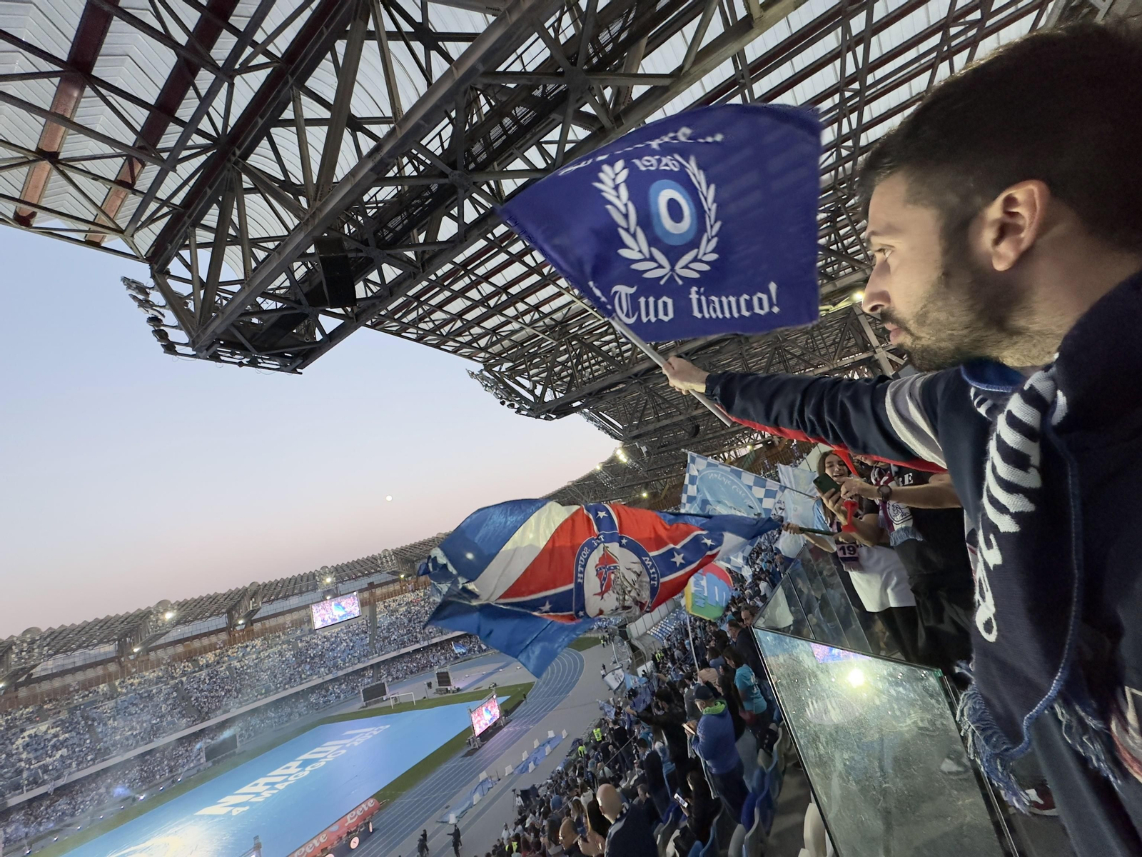 Las fotos de la locura de Nápoles