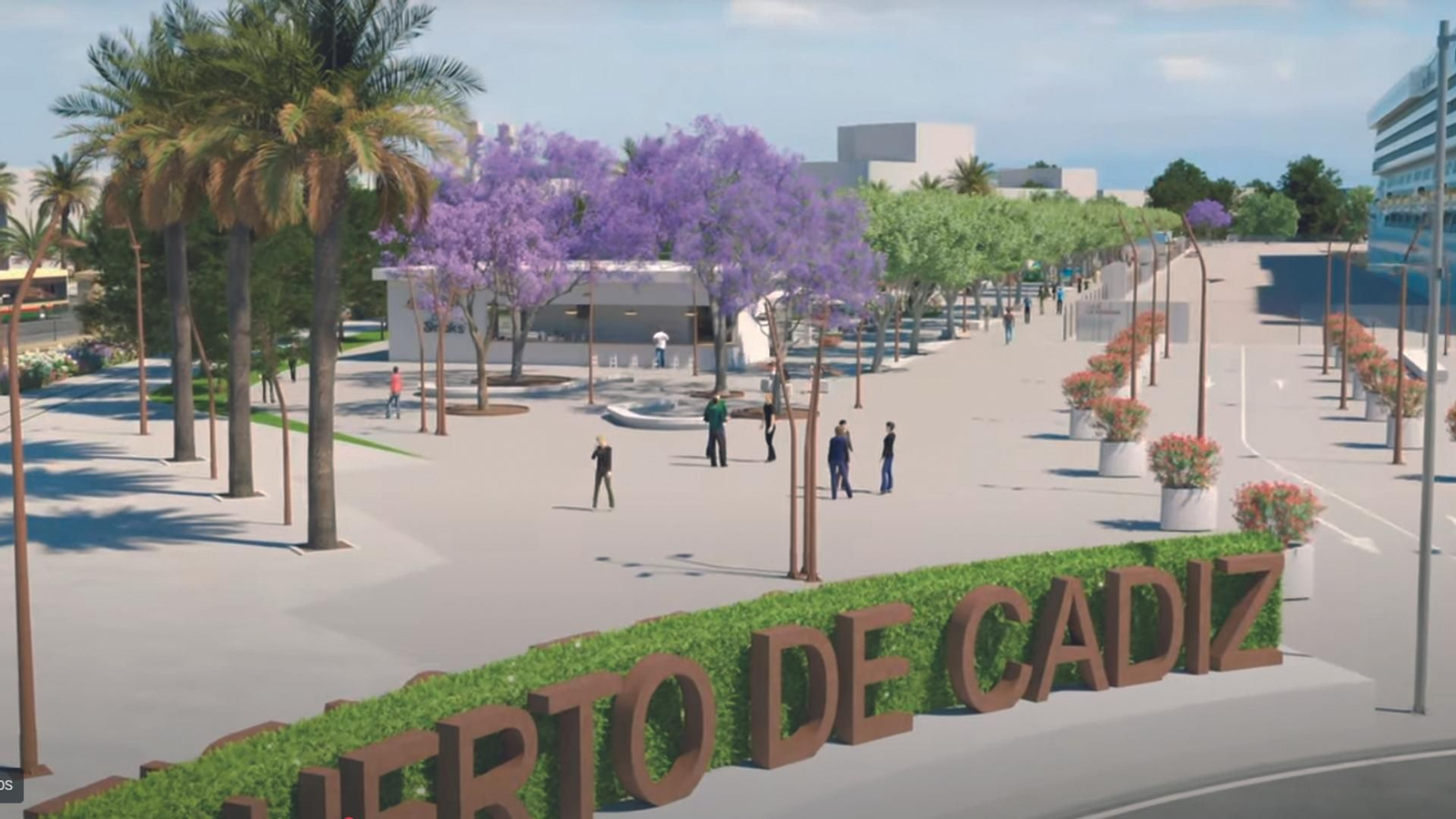 El futuro diseño del muelle-ciudad de Cádiz