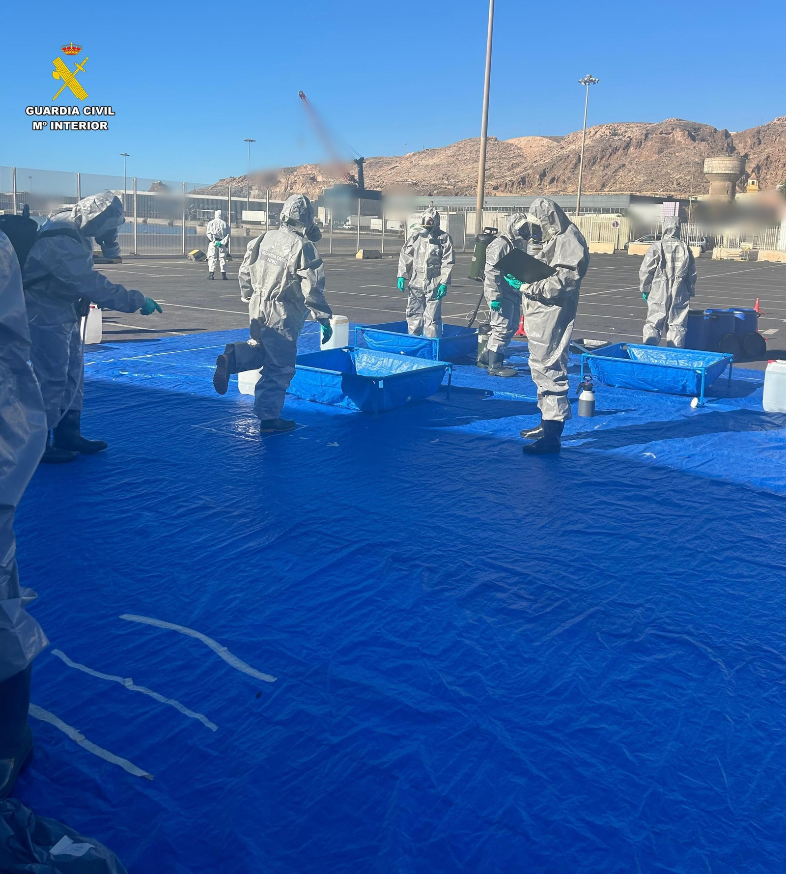 La Guardia Civil forma en Almería a 24 agentes frente a posibles amenazas NRBQ