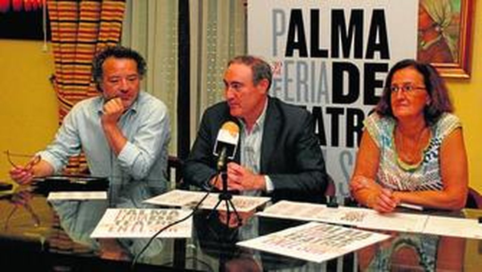 Ramón López, José Antonio Ruiz Almenara y Reyes Lopera, durante el balance de la feria.