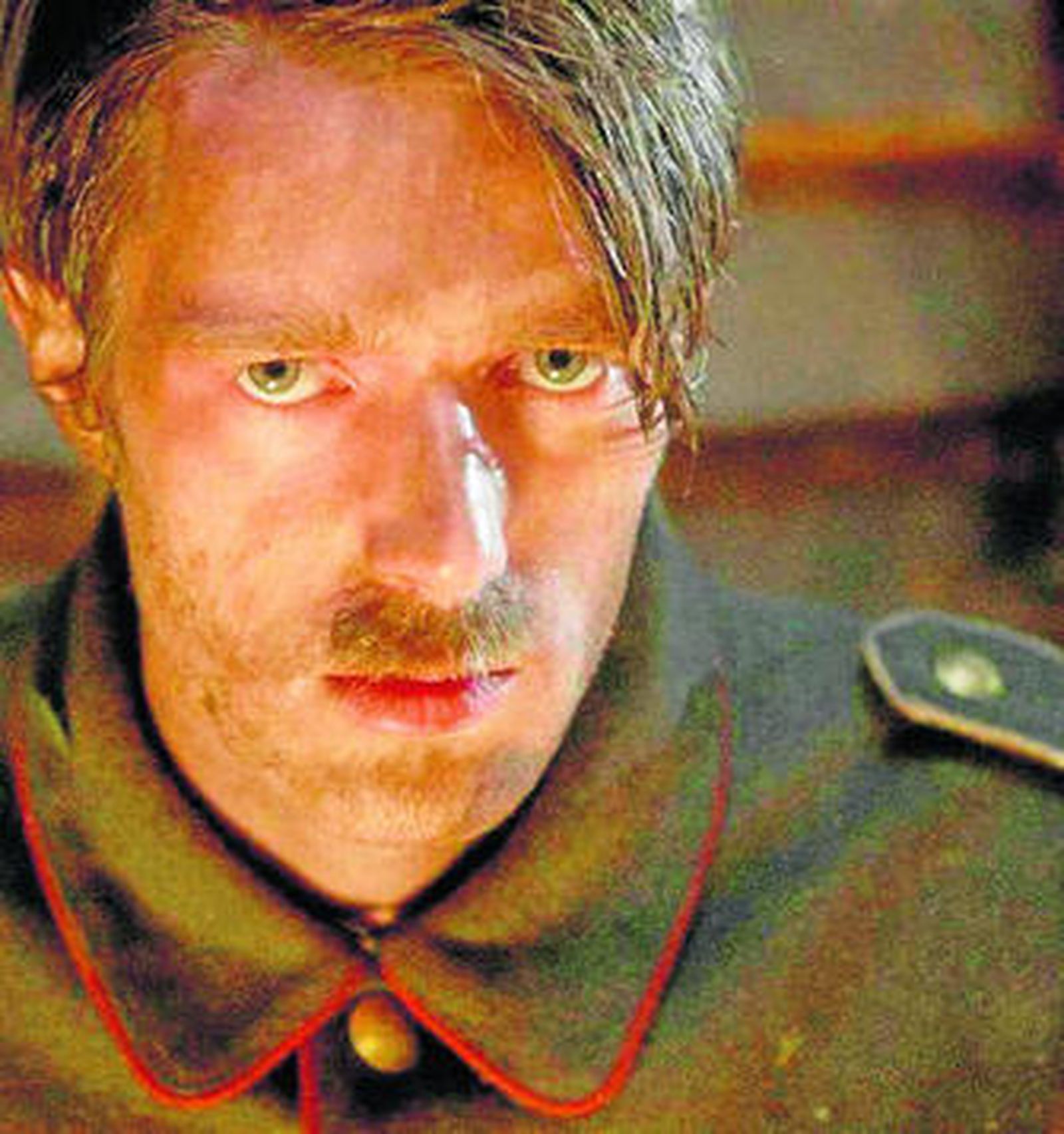 La caracterización de Hitler para la serie documental 'Un mundo en guerra'.