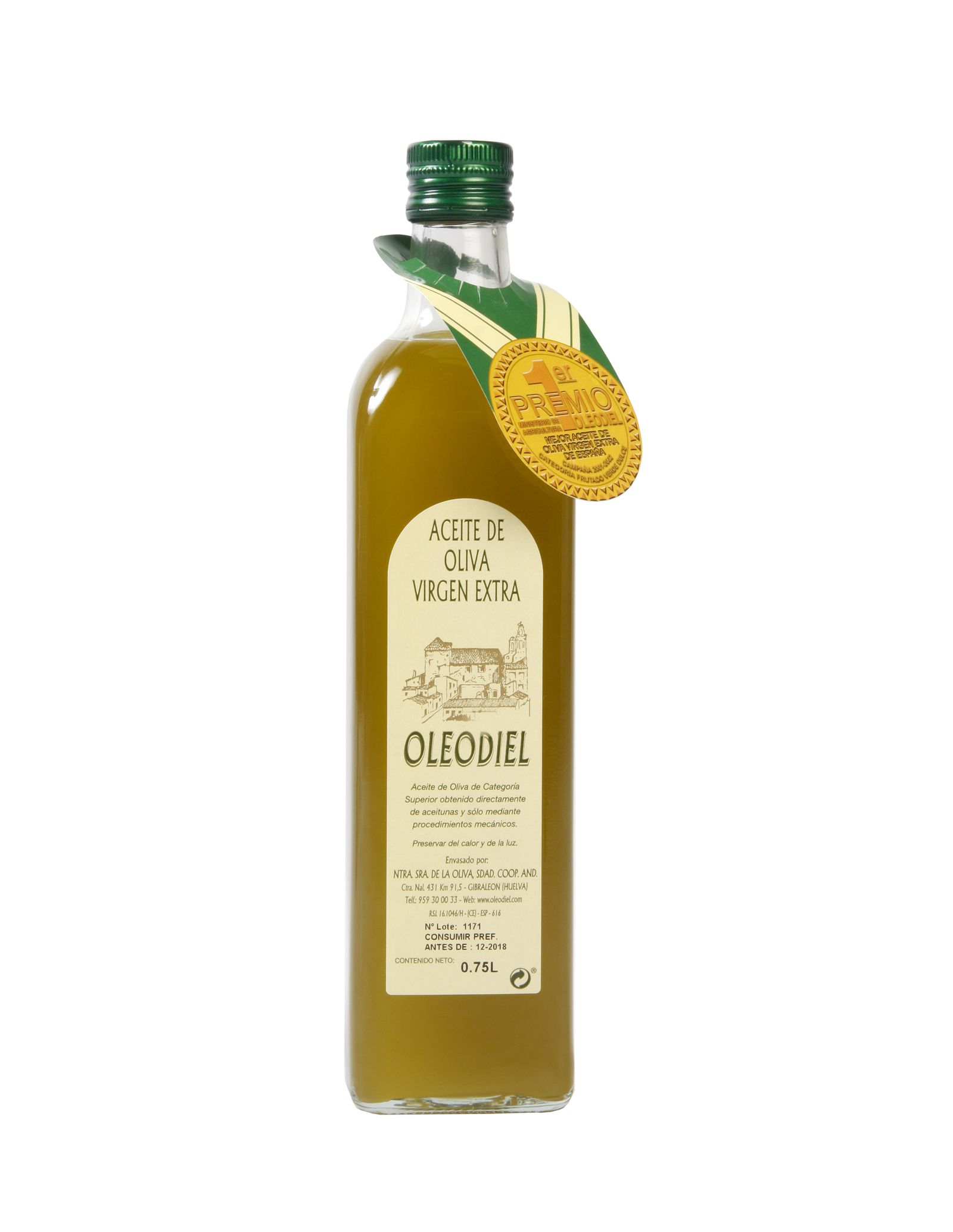 Oleodiel es el mejor aceite de oliva virgen extra.