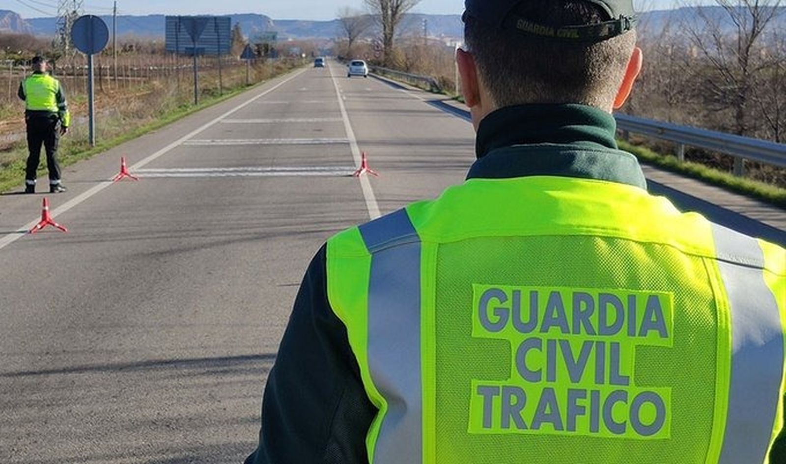Imagen de un control de la Guardia Civil