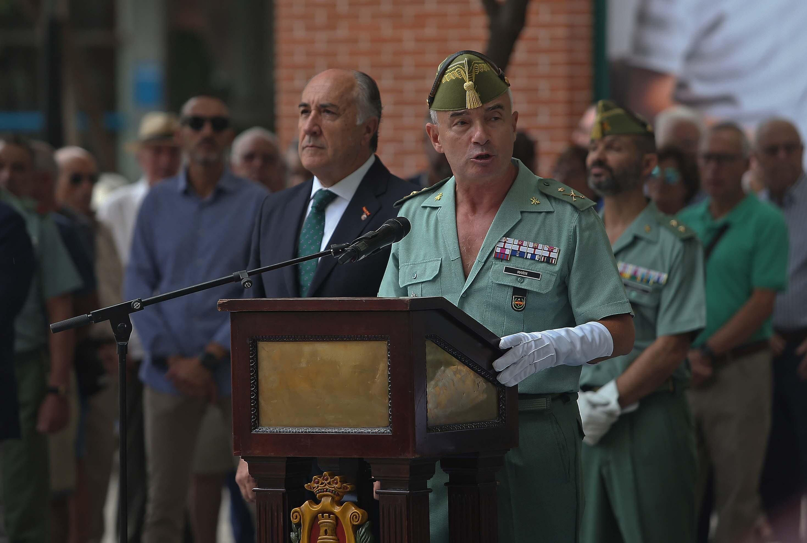Fotos de la inauguración del monumento a la Legión en Algeciras