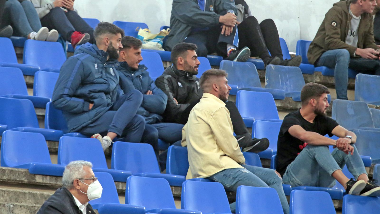 Imágenes del Xerez CD y el CD Rota en el Pedro S. Garrido