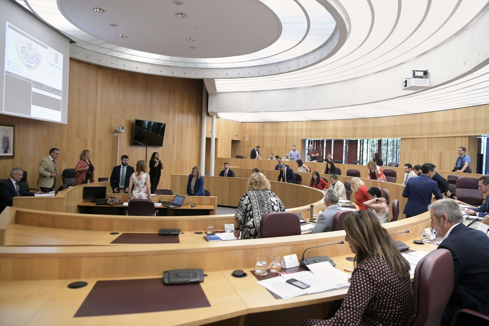 Imagen general del Pleno de la Diputación.