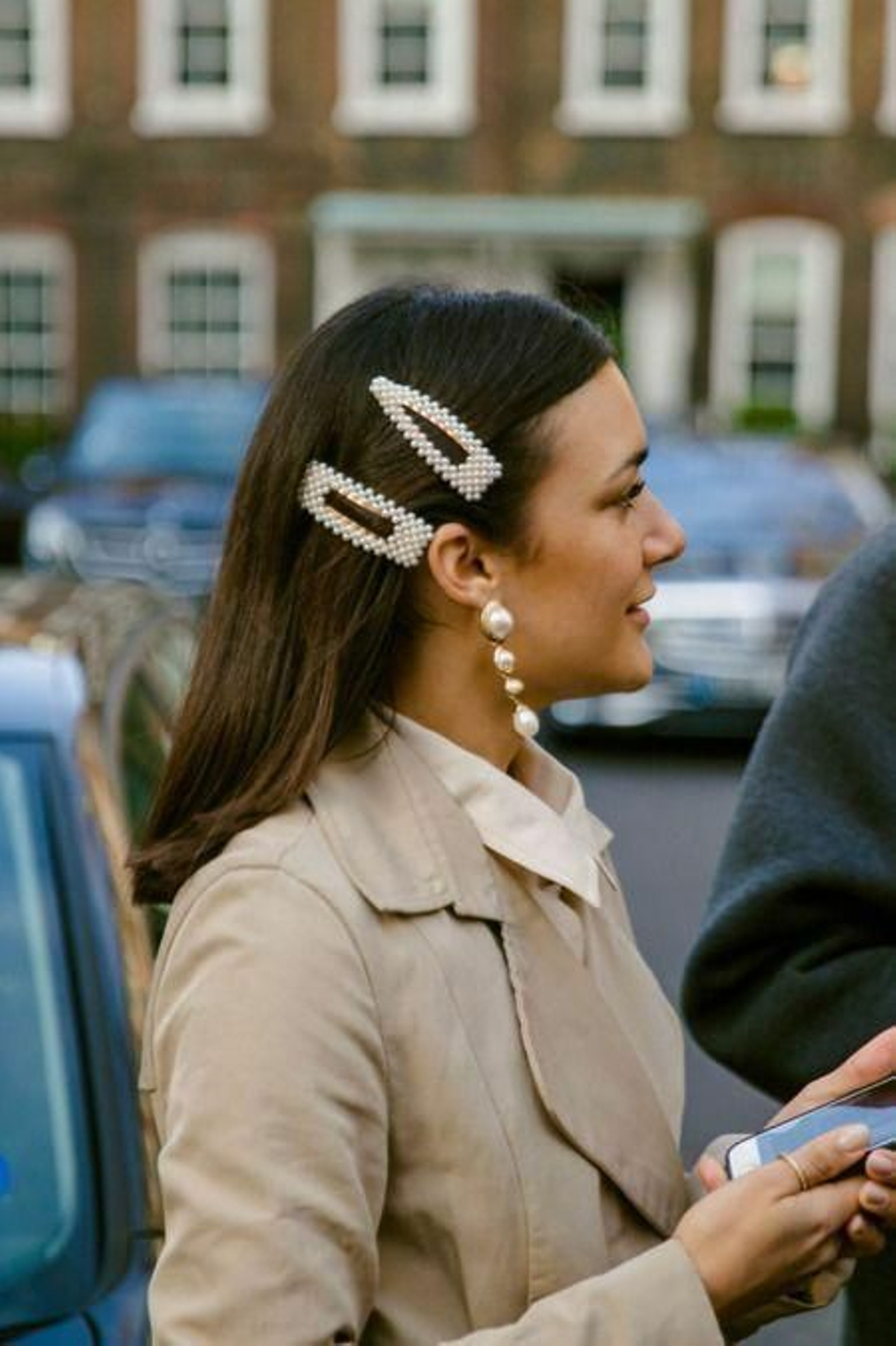 Broches para el cabello con piedras tipo pasador