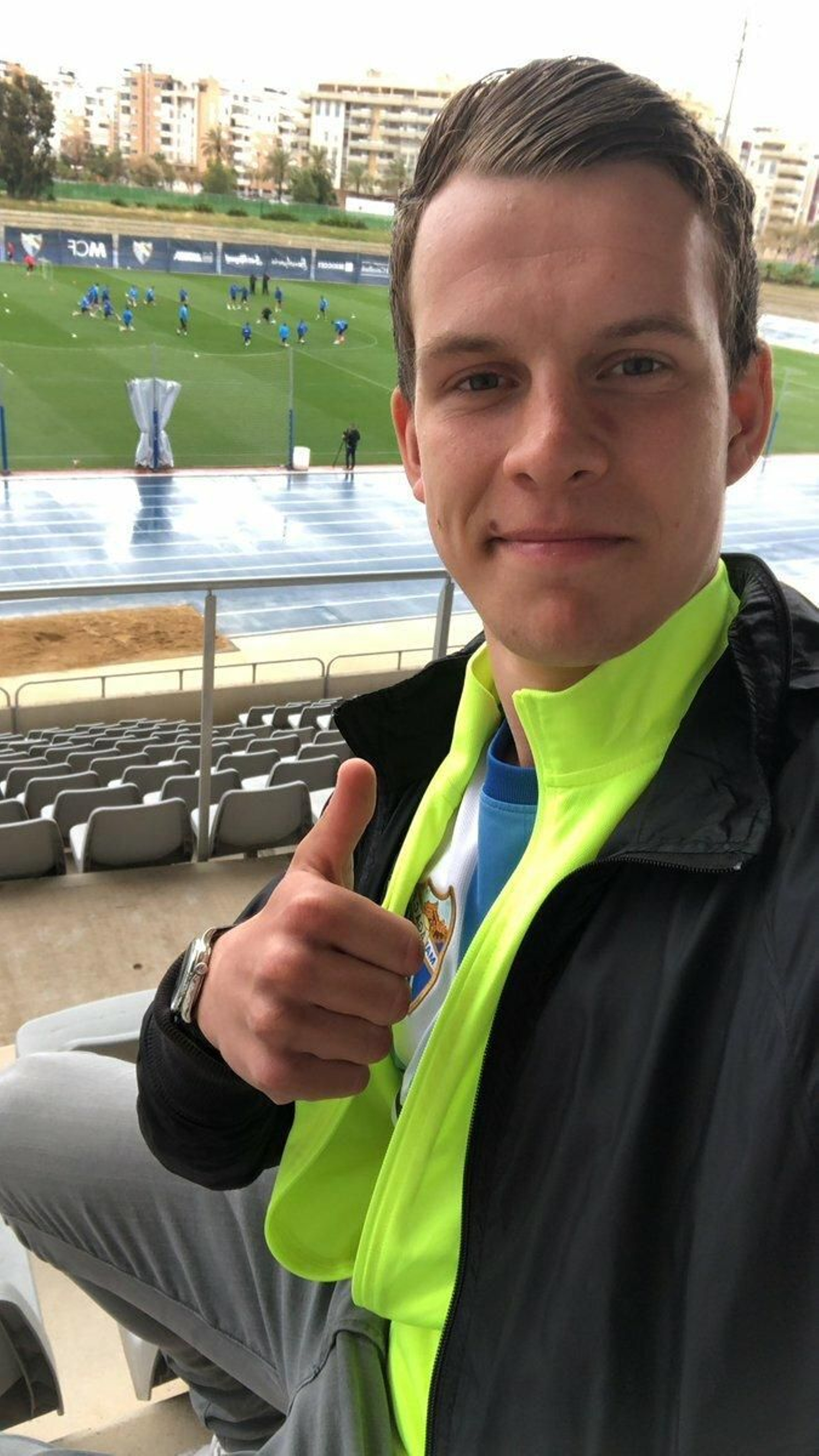 Las fotos de John Arild, aficionado noruego  del Málaga CF