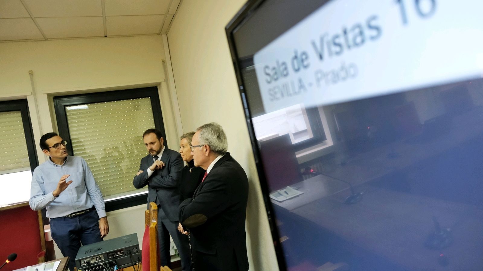 El nuevo sistema de grabación de juicios.