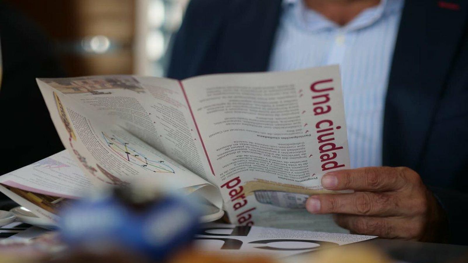 El programa electoral del PP en un formato desplegable y ecológico