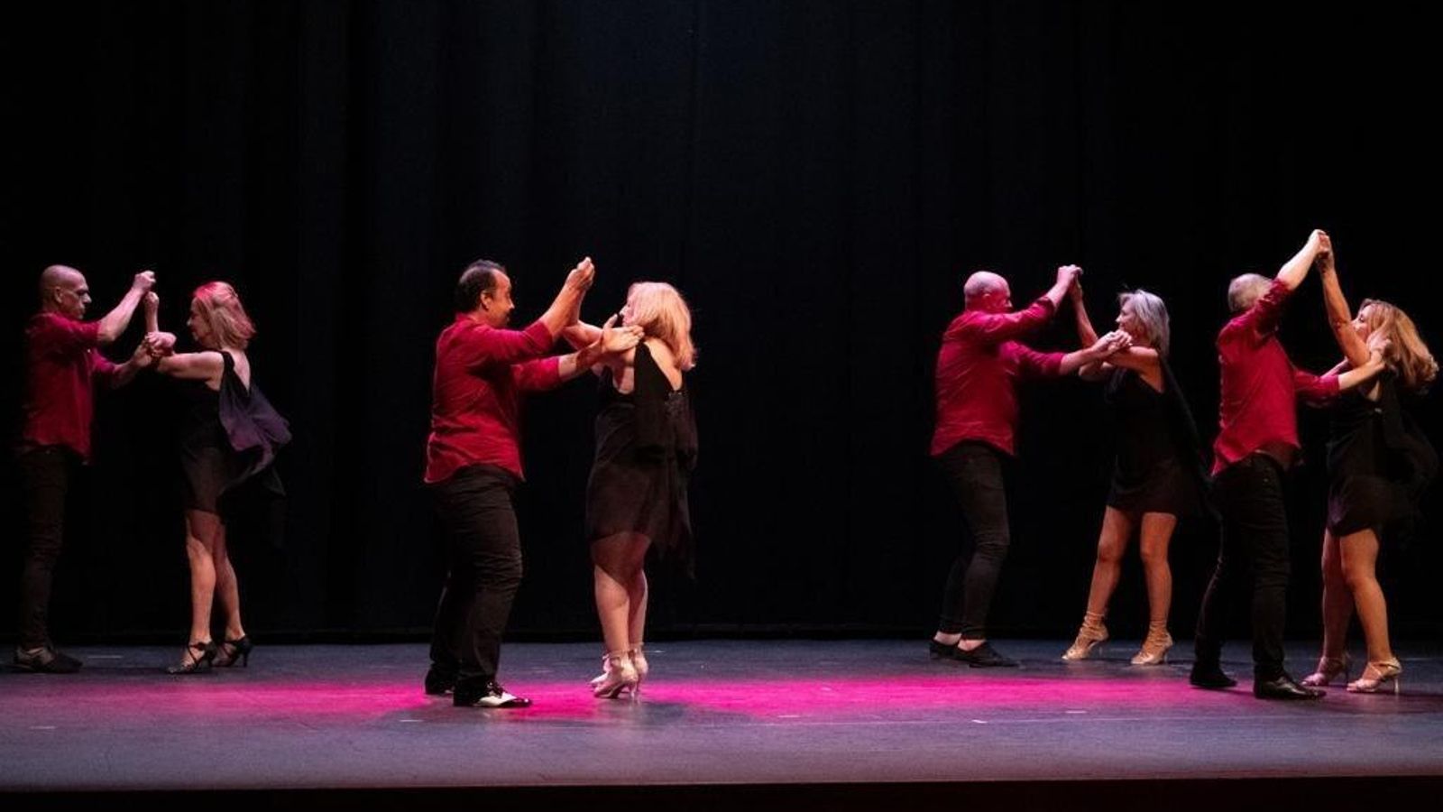 Taller de baile de salón de la Universidad Popular de Alcalá.