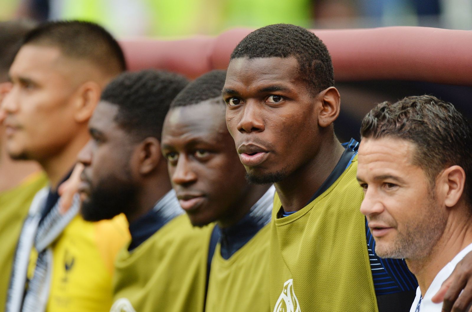 Las imágenes del Dinamarca-Francia