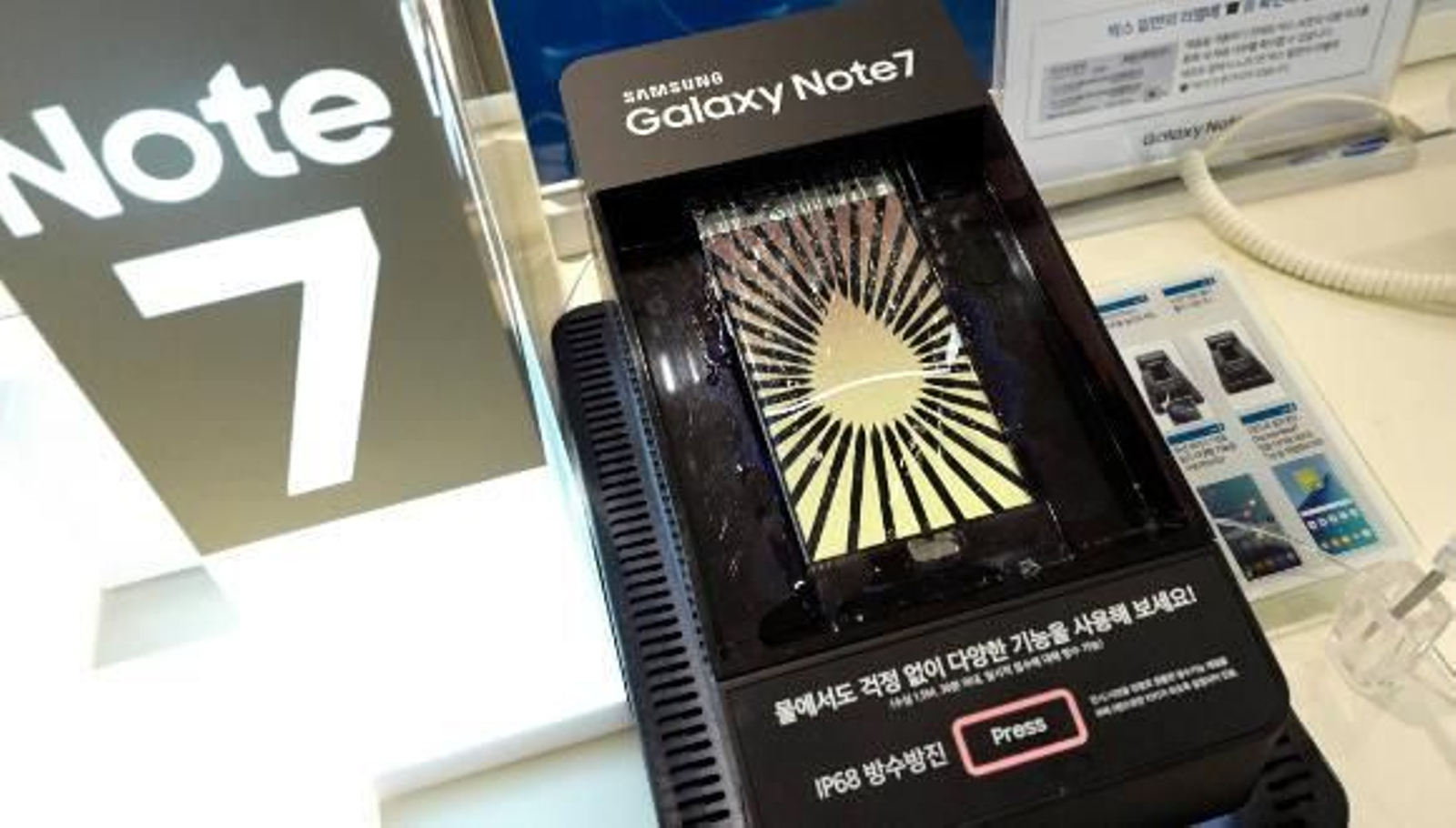 Samsung detiene la producción del Galaxy Note 7 tras nuevos reportes de incendios