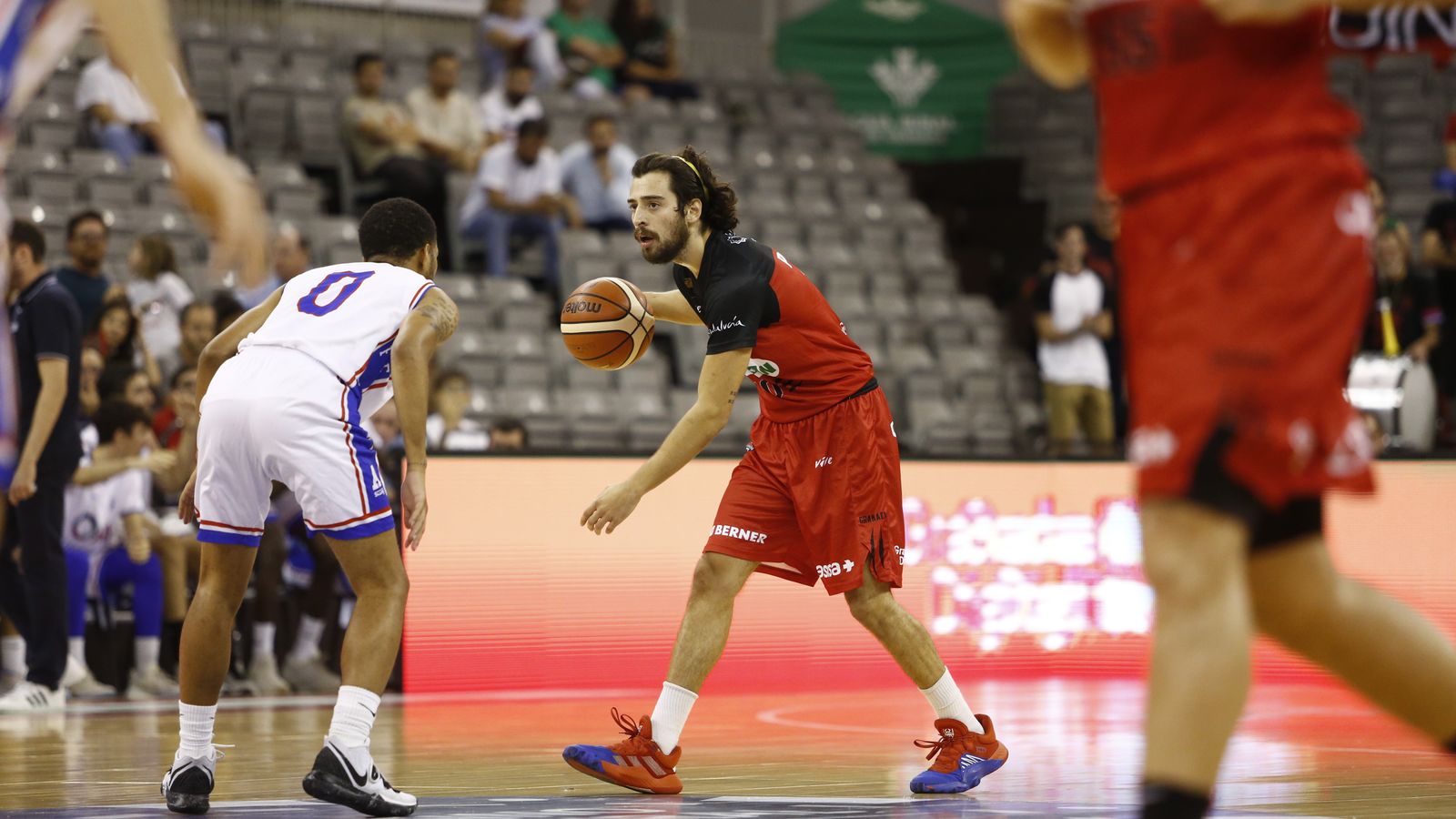 Josep Pérez, en el último partido de pretemporada