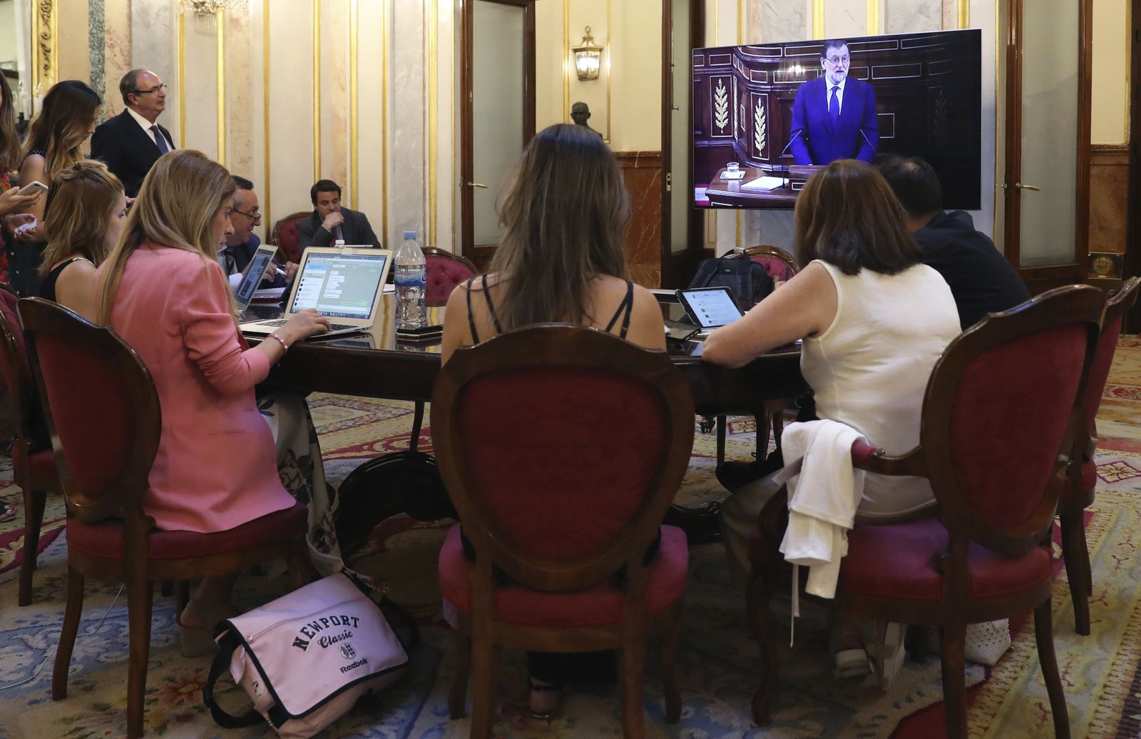 Las imágenes de la moción de censura de Unidos Podemos a Rajoy