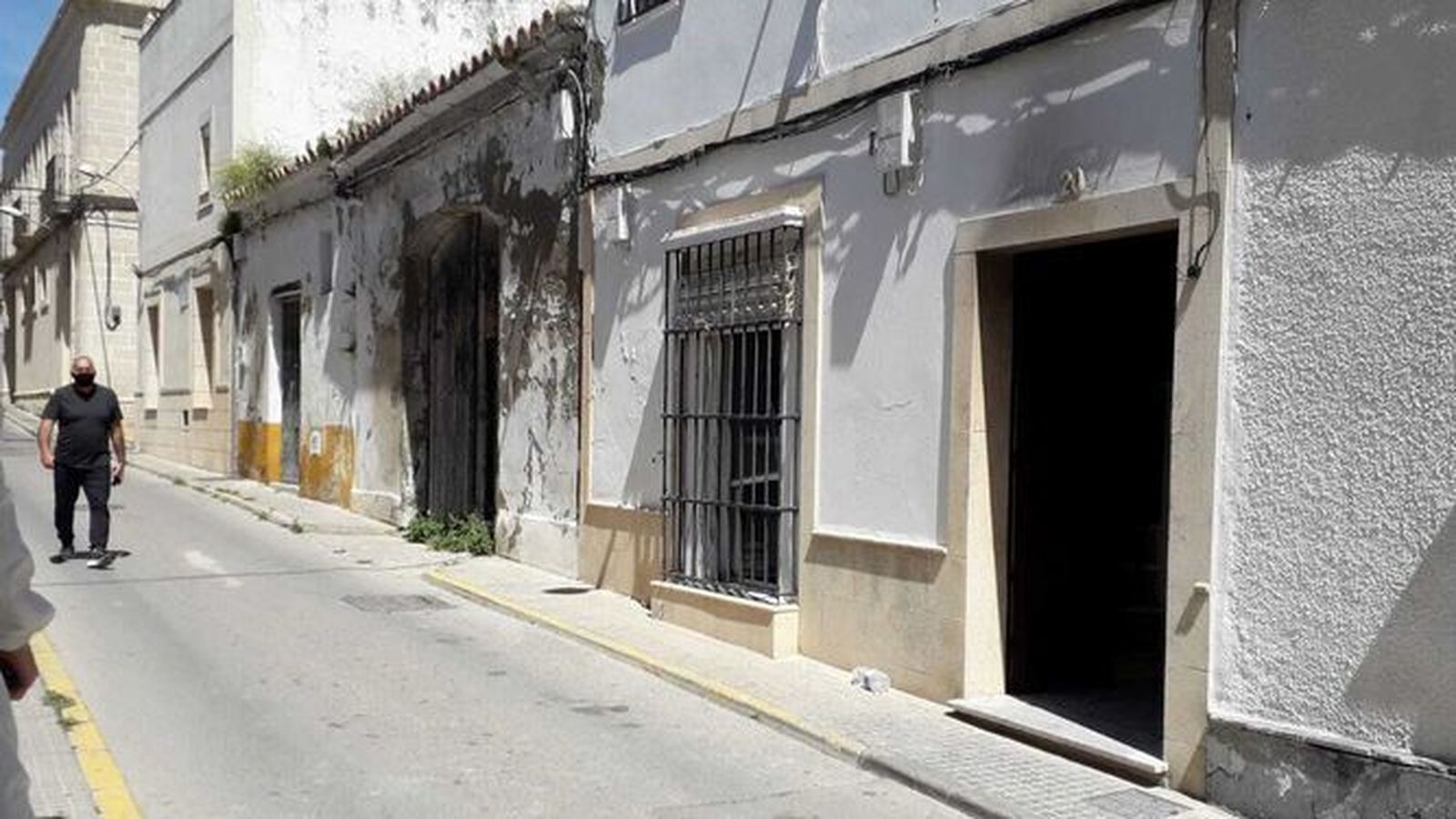 Fachada de la vivienda en la calle Durango, 20.