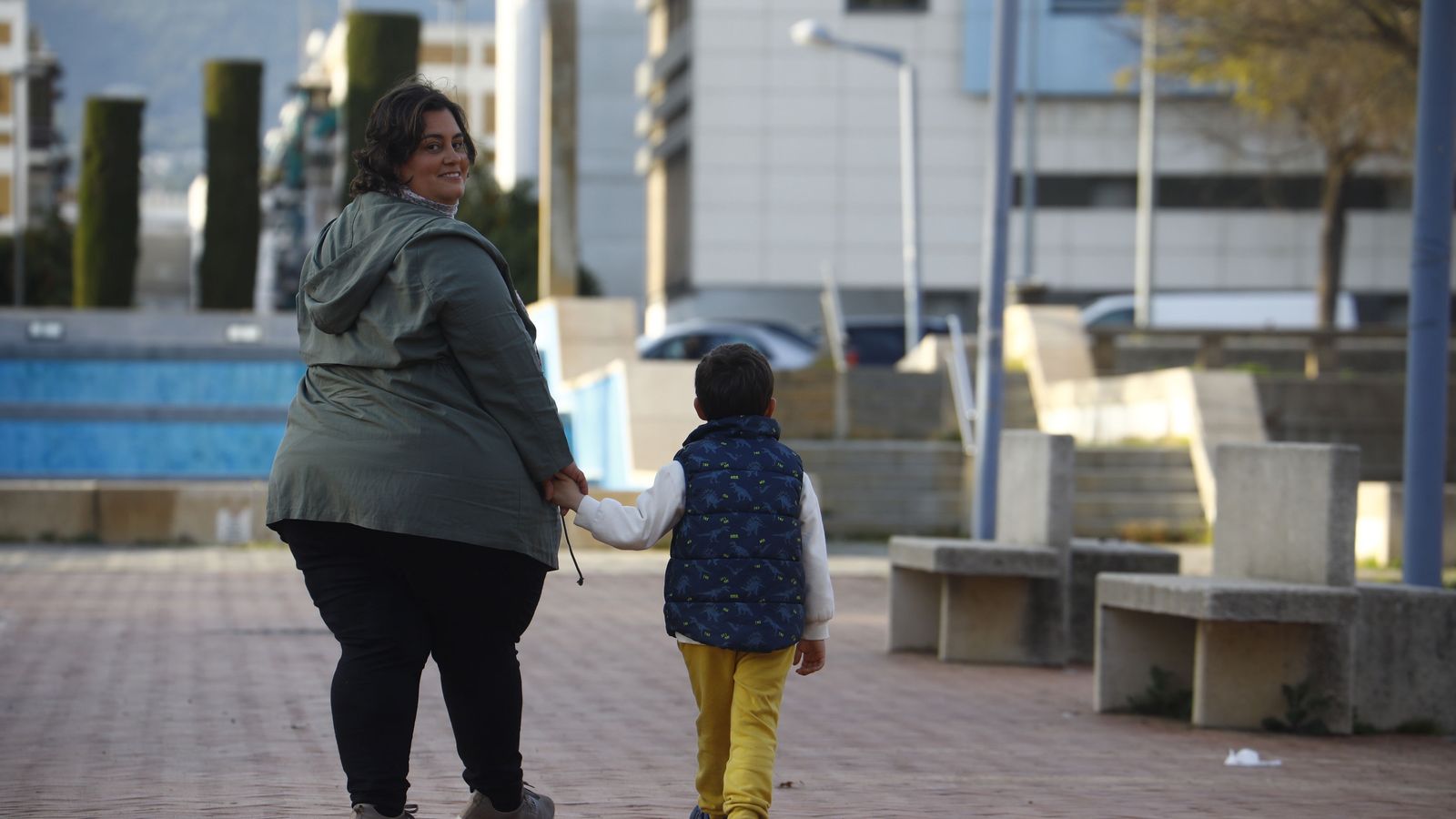 Rafi y su hijo Pedro.