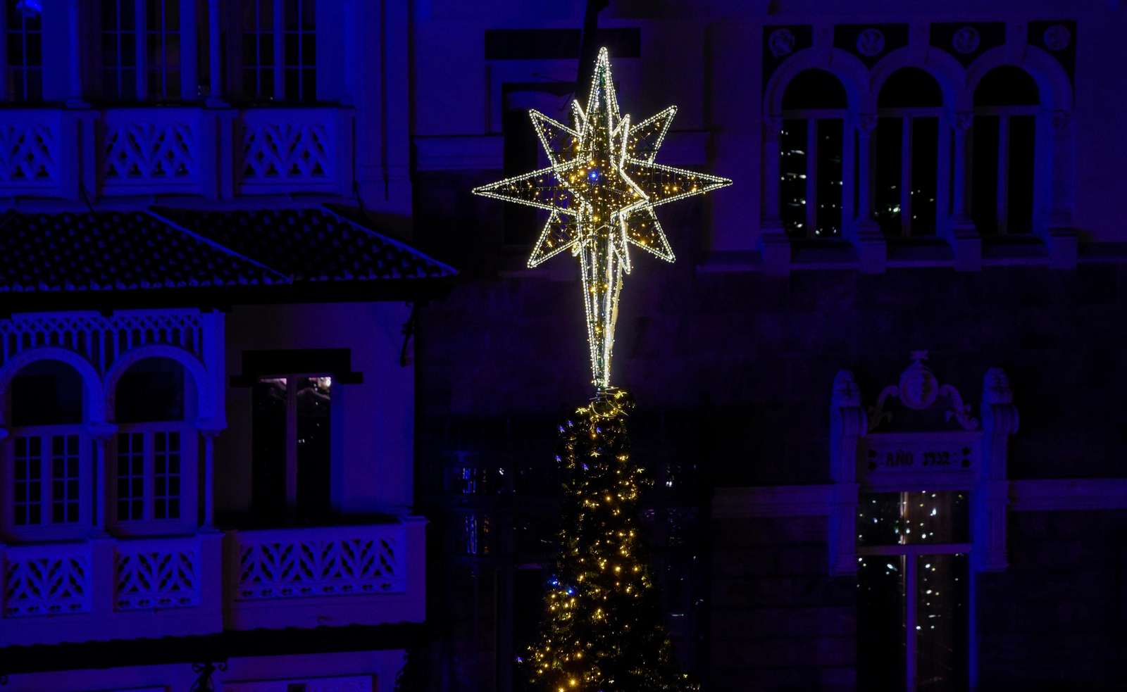 Encendido de la iluminación de Navidad en Sevilla