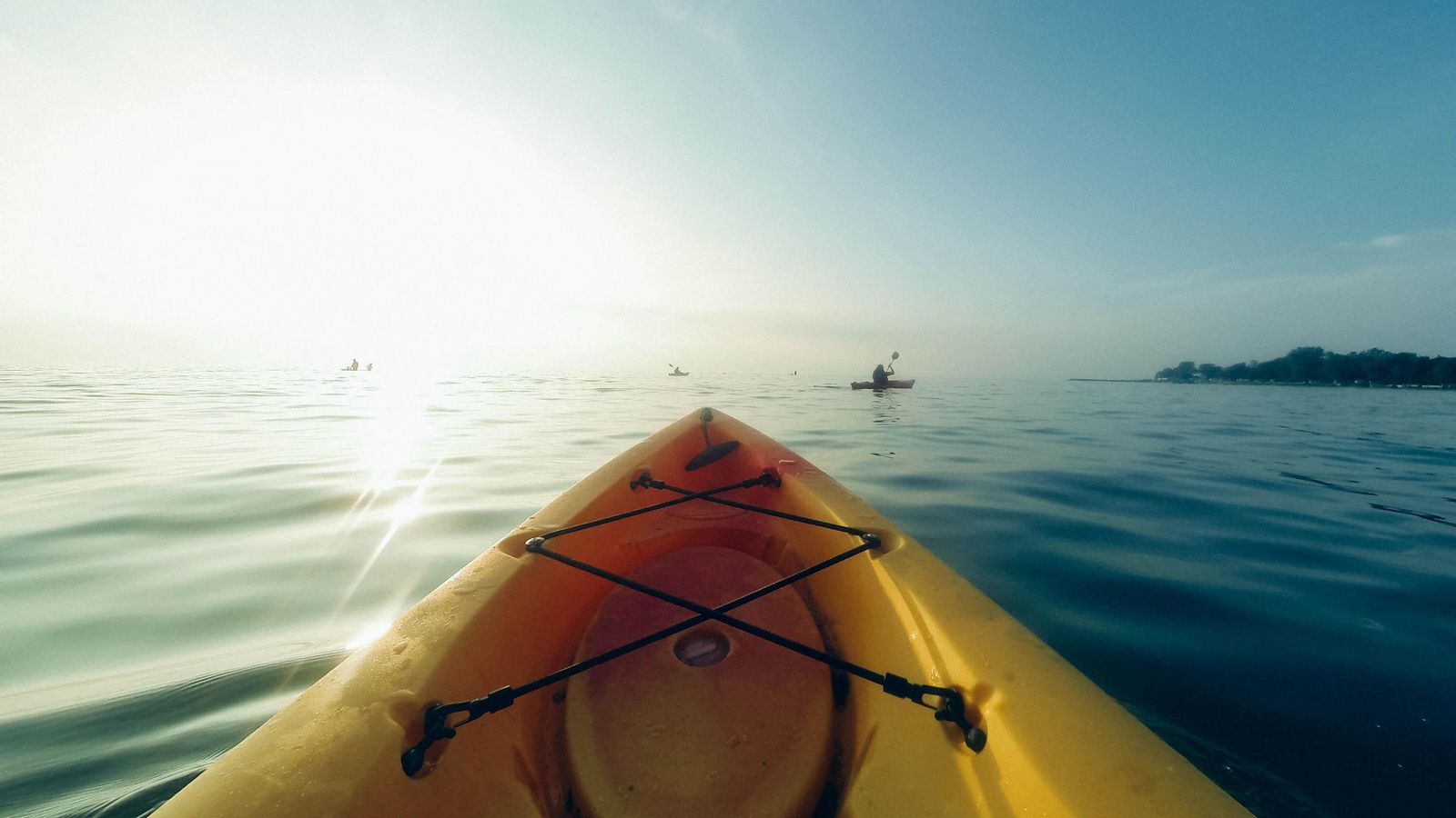 Kayak en el lago de San José