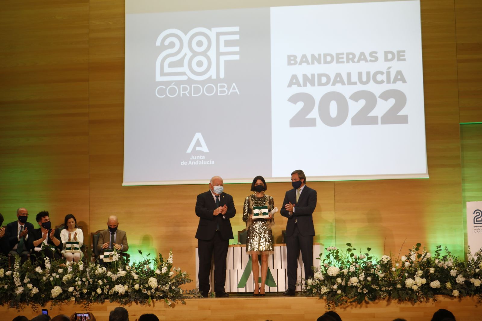 La entrega de las Banderas de Andalucía en Córdoba por el 28F, en imágenes