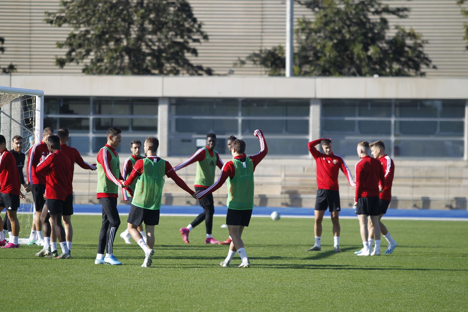 Fotogalería del entrenamiento del Almería previa al partido ante el Numancia