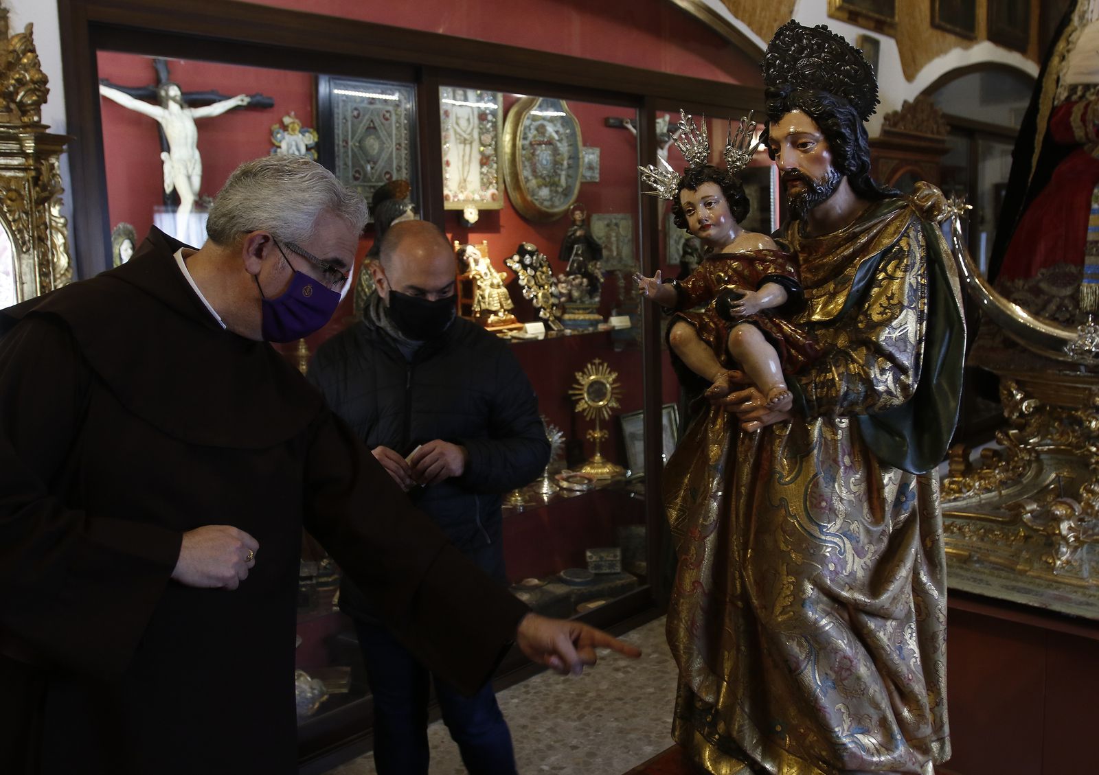 Exposición de San José en el Santo Angel