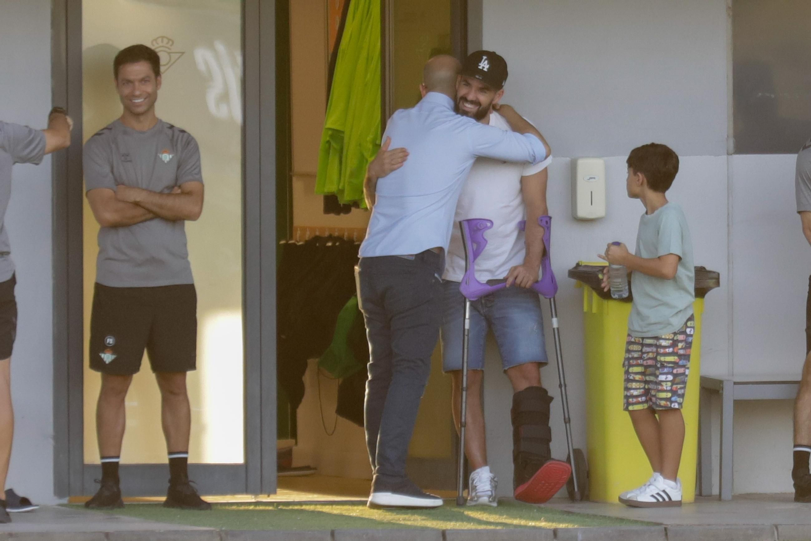Las fotos del entrenamiento del Betis previo al derbi