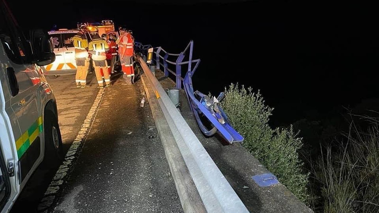 Atención del accidente de tráfico