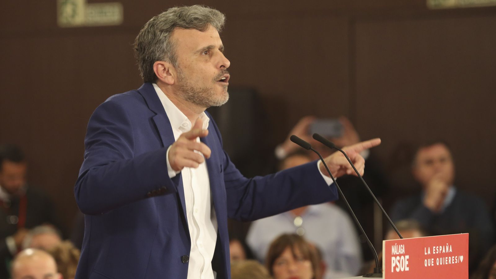 Un momento de la intervención de Ignacio López