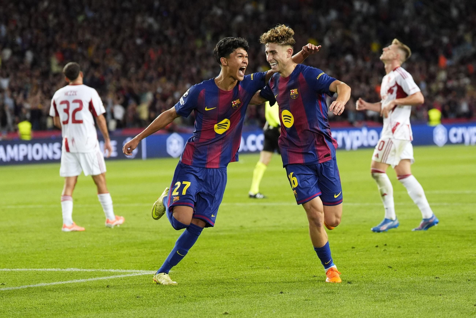 Las fotos del Barcelona-Olympiacos