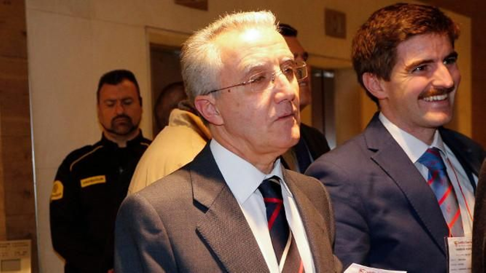 Eduardo Arenas, en la última Junta de Accionistas del Sevilla.