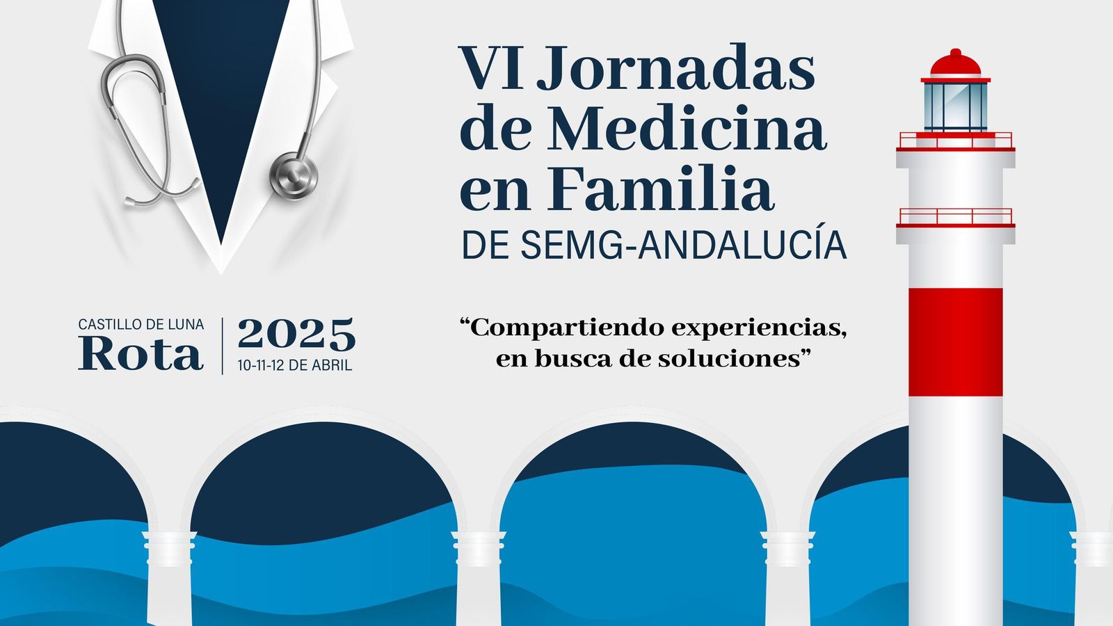 Cartel de las VI Jornadas de Medicina en Familia.