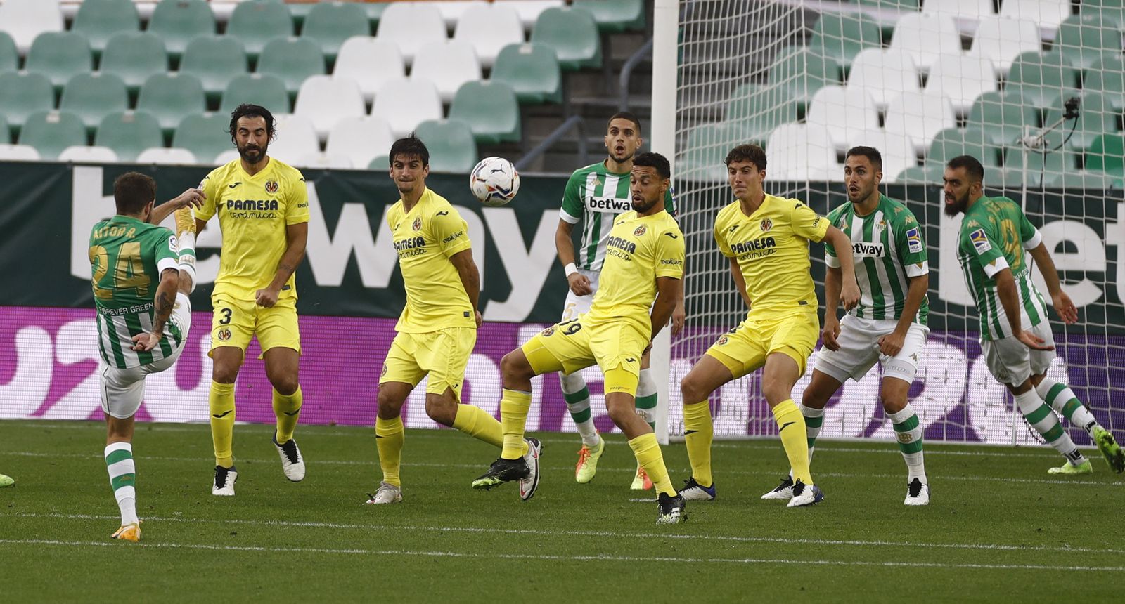 Las imágenes del Betis-Villarreal