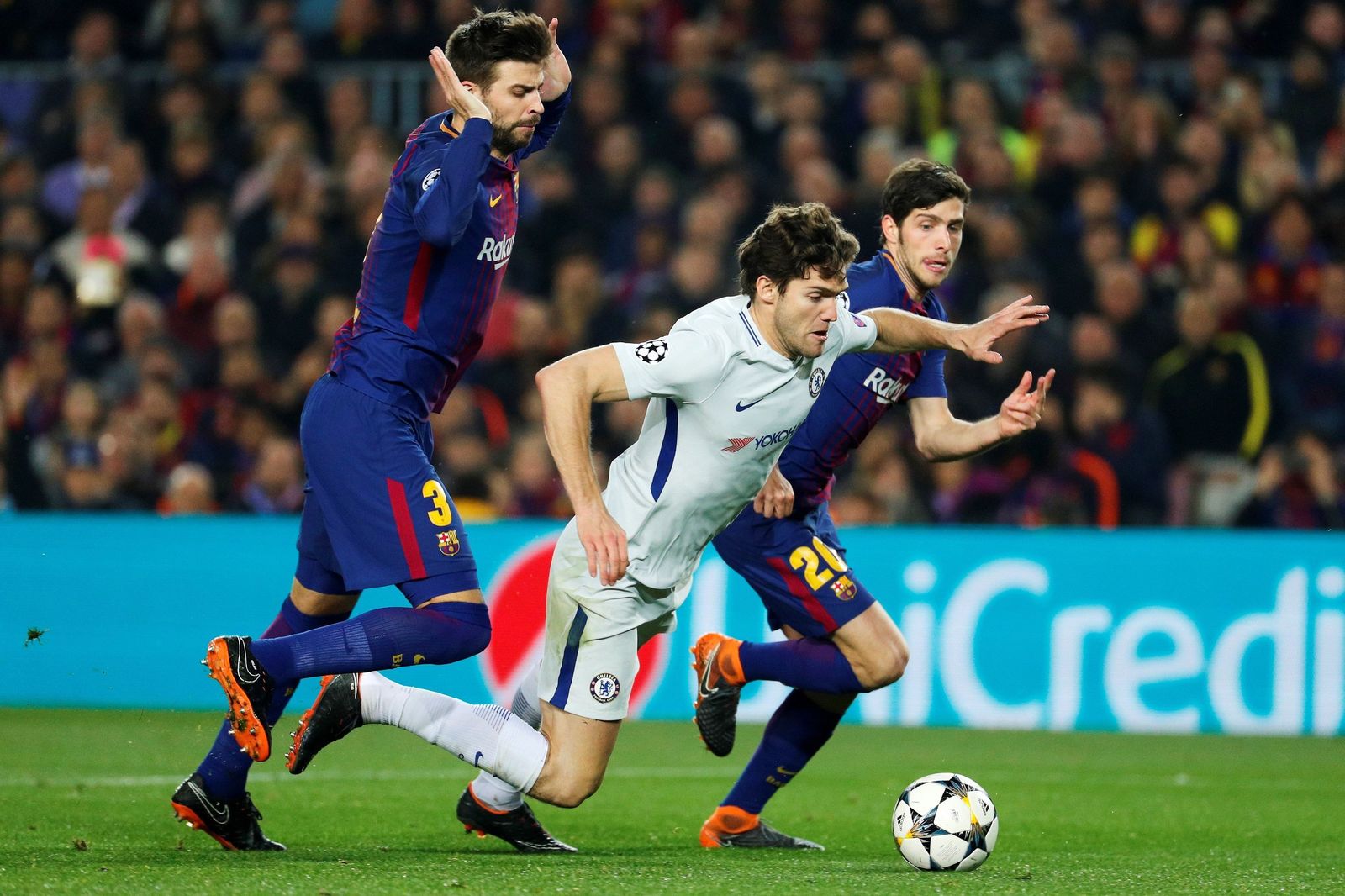 Las imágenes del Barcelona-Chelsea