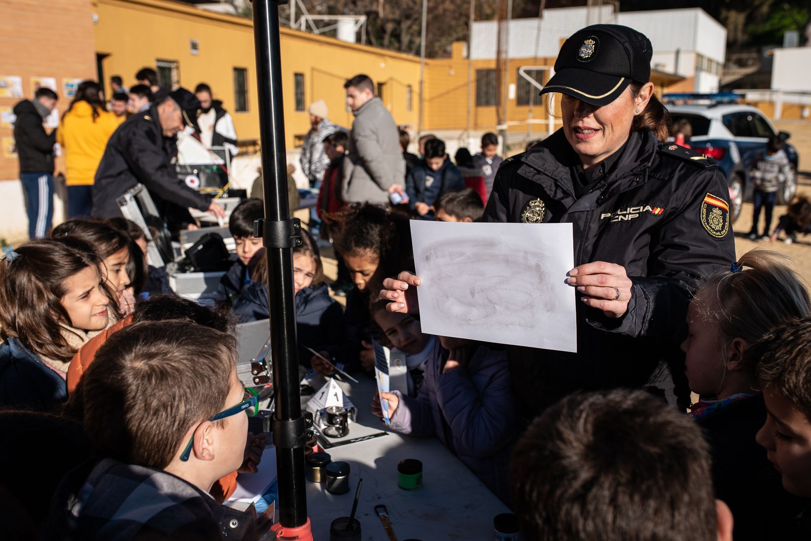 Imágenes de la exhibición de la Policía Nacional en el SAFA Funcadia