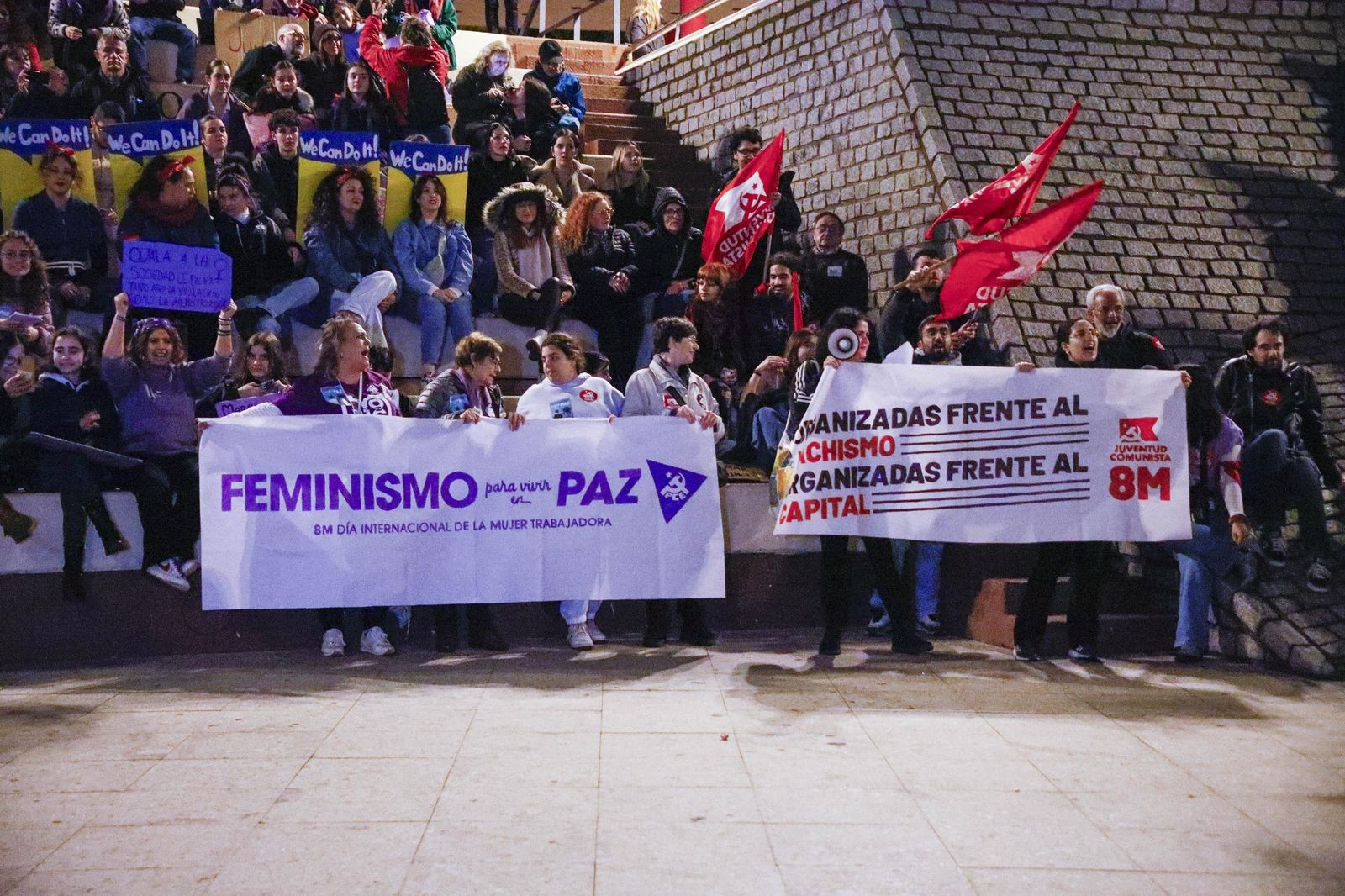 Las imágenes de la manifestación realizada por Asamblea Feminista 8M en Almería