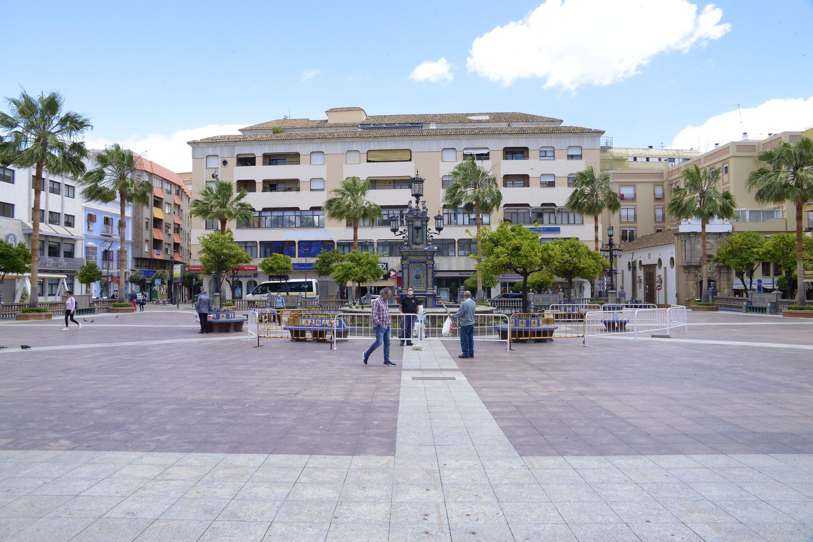 La Plaza Alta de Algeciras, en una imagen de archivo.