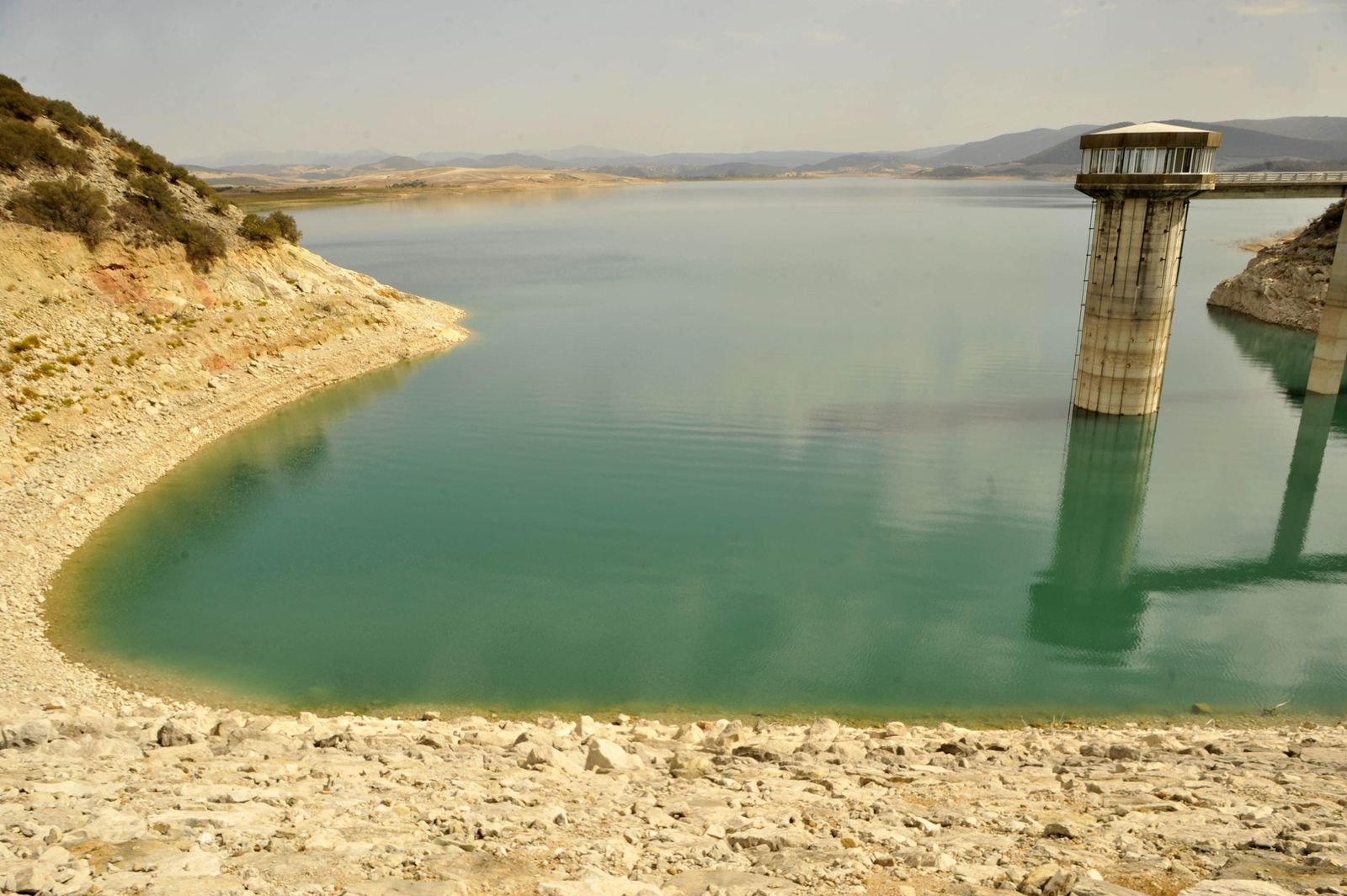 Así estaba el pantano de Guadalcacín el pasado octubre.