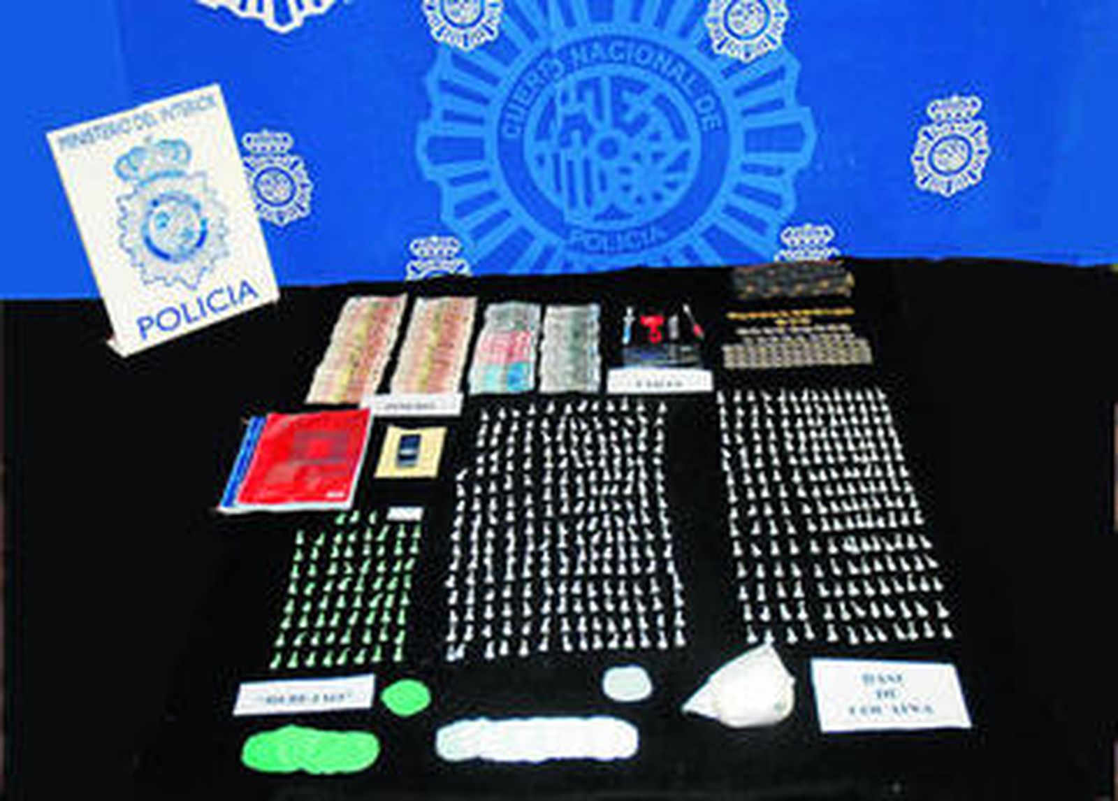 La droga intervenida en la operación del pasado día 6.