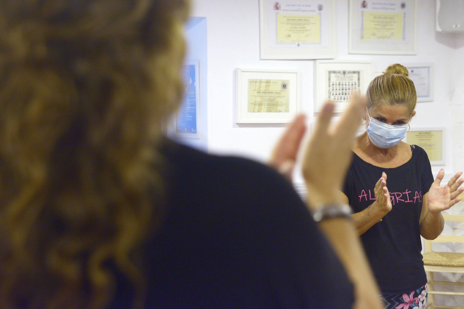 Fotos  de la academia de flamenco de Monika Bellido