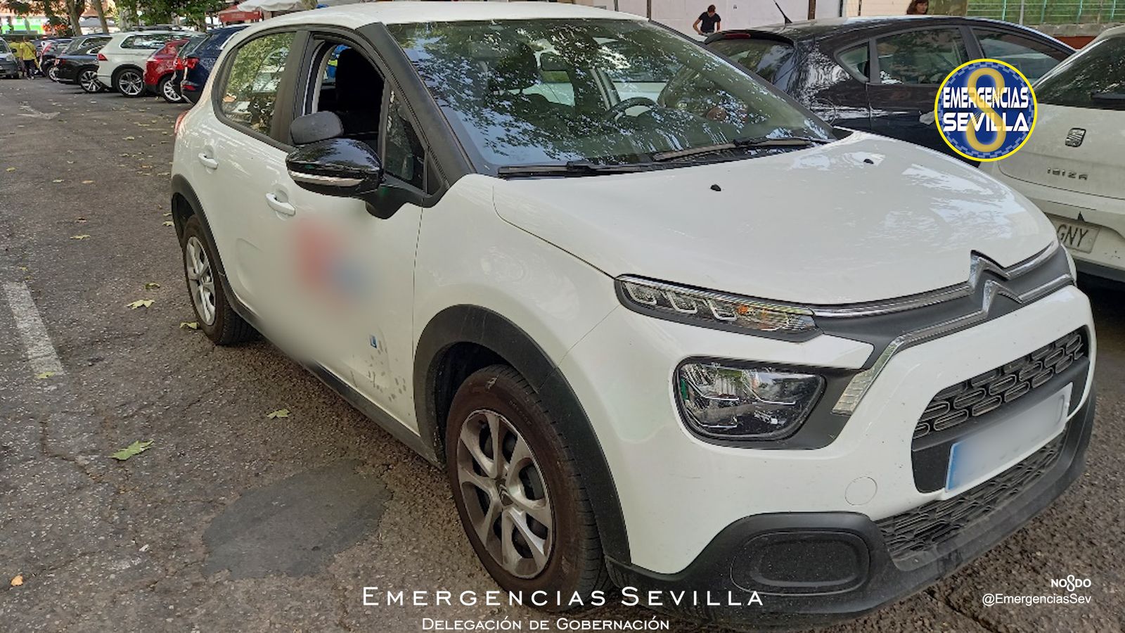El coche que usaba la autoescuela pirata