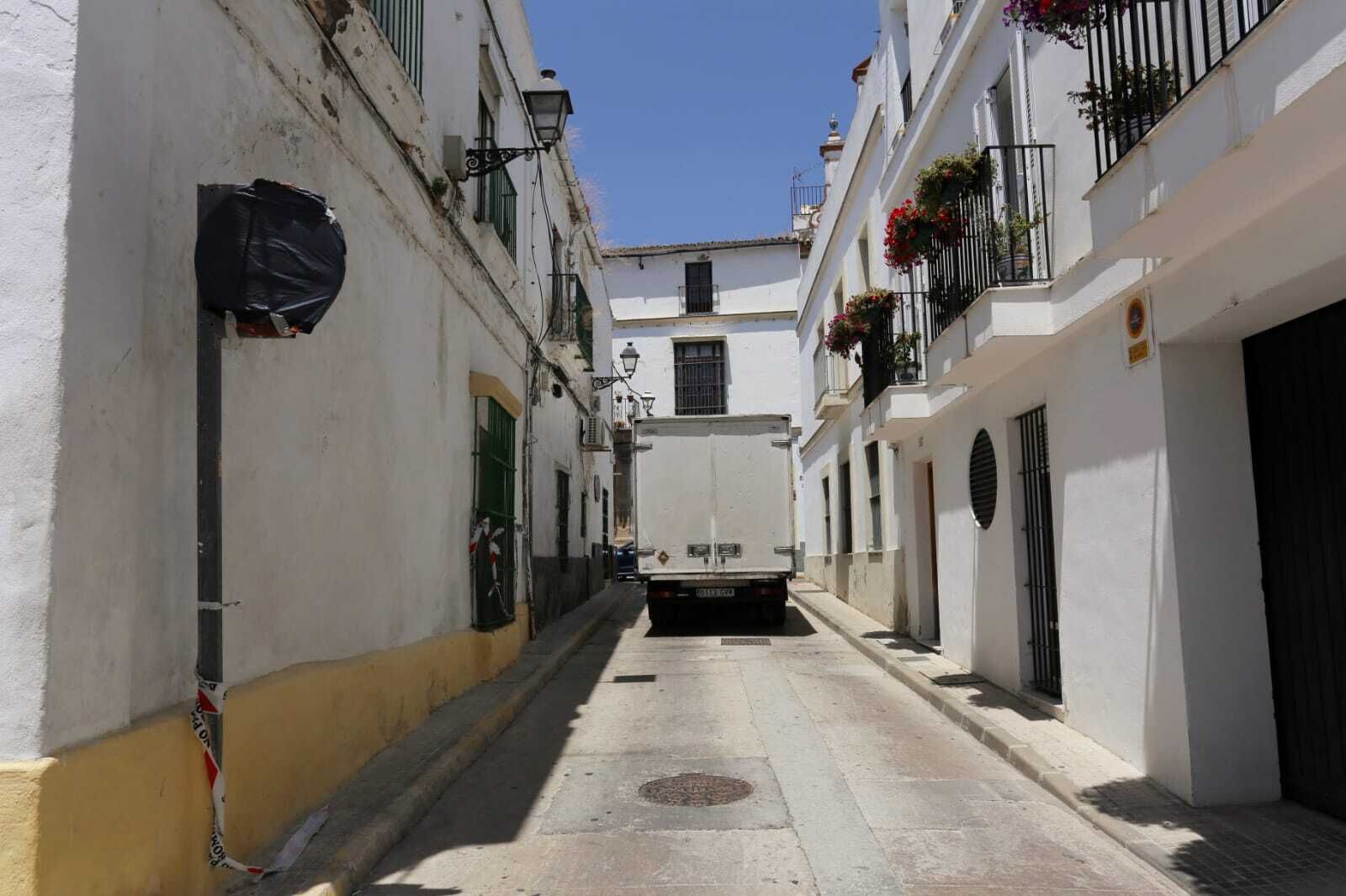 La calle Caldevilla se ha cambiado de sentido de manera temporal.