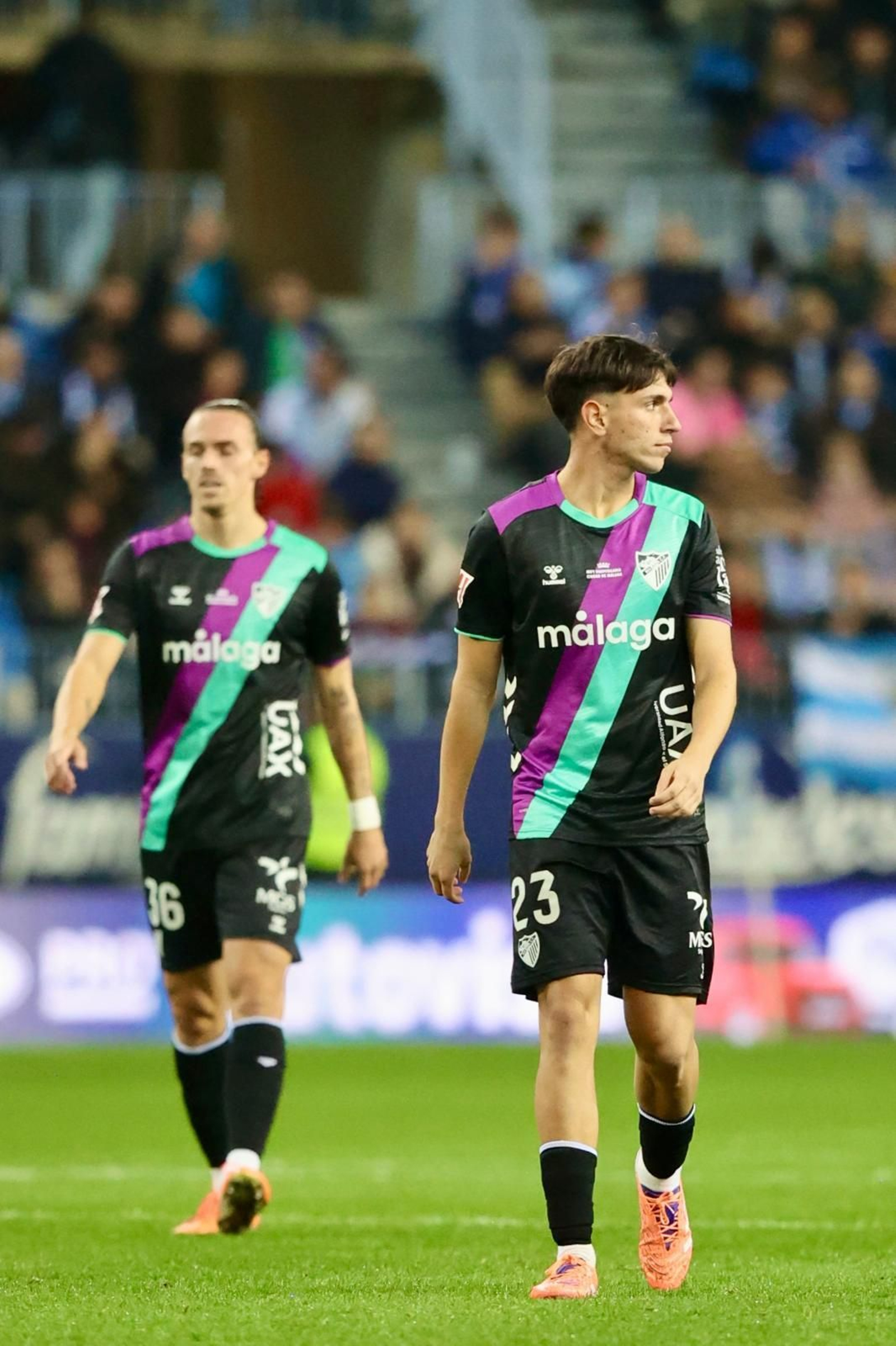 El Málaga CF-Real Zaragoza, en fotos