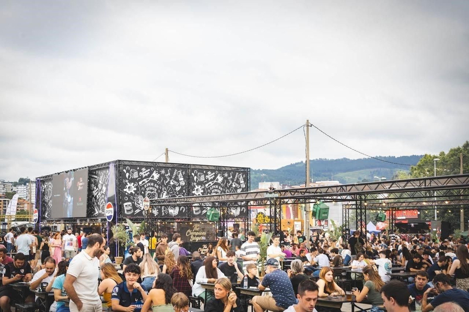 Imagen de un evento de The Champion Burger celebrado en marzo en Logroño.